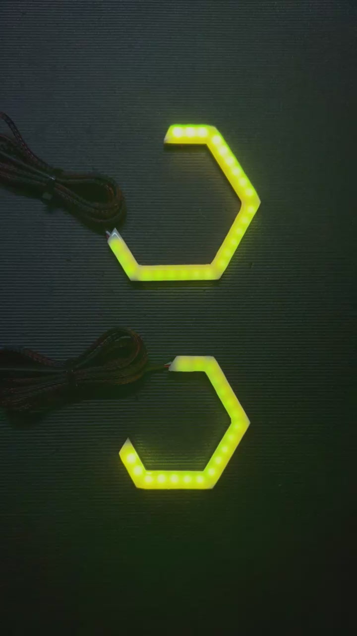 Flow Series RGBW Hex Halos (Overstock)