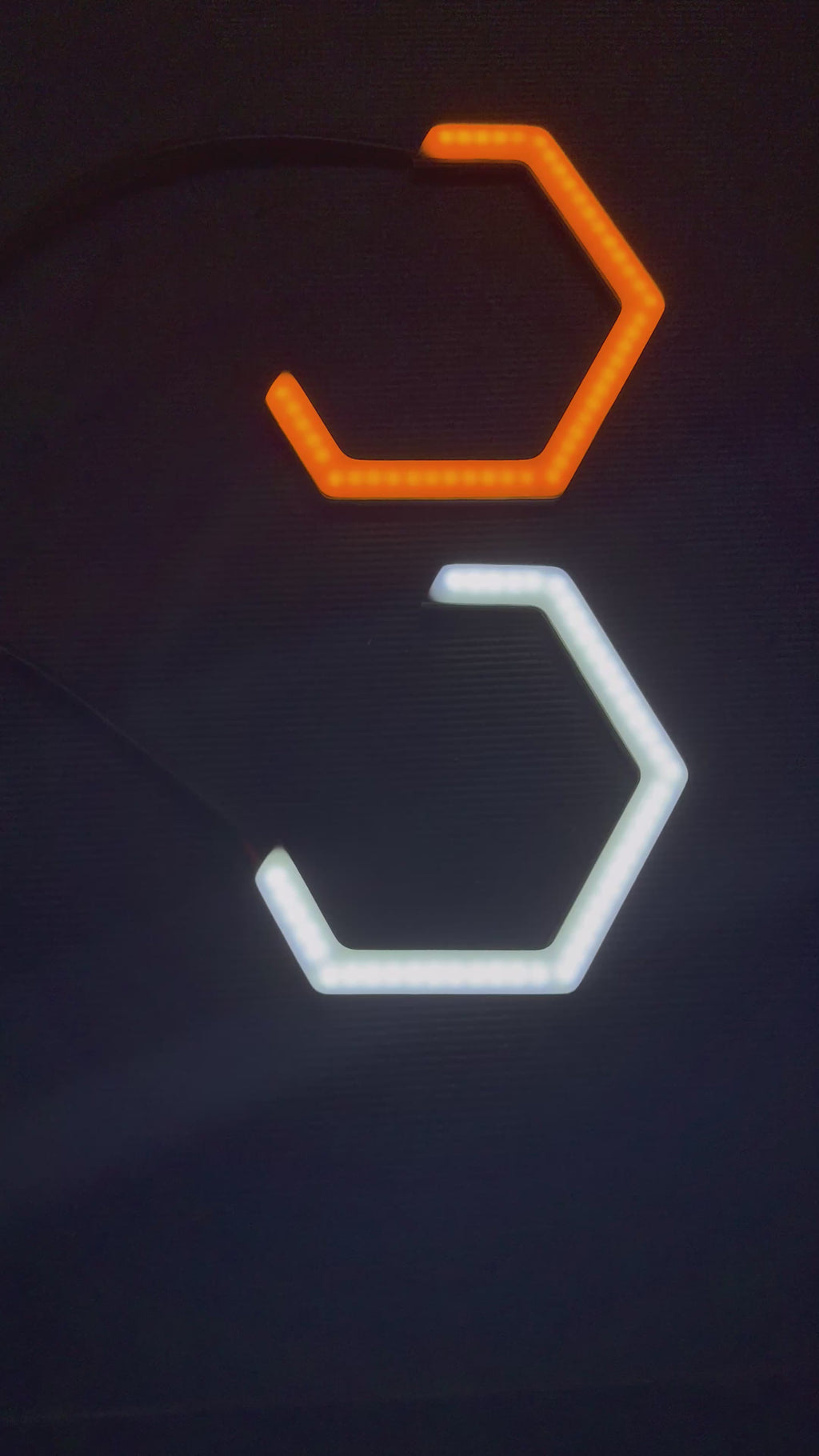 LED Switchback Hex Halos