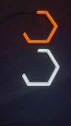 LED Switchback Hex Halos